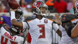 Jameis-Winston-Disappoints-For-Tampa-Bay-Buccaneers-In-First-Pro-Start